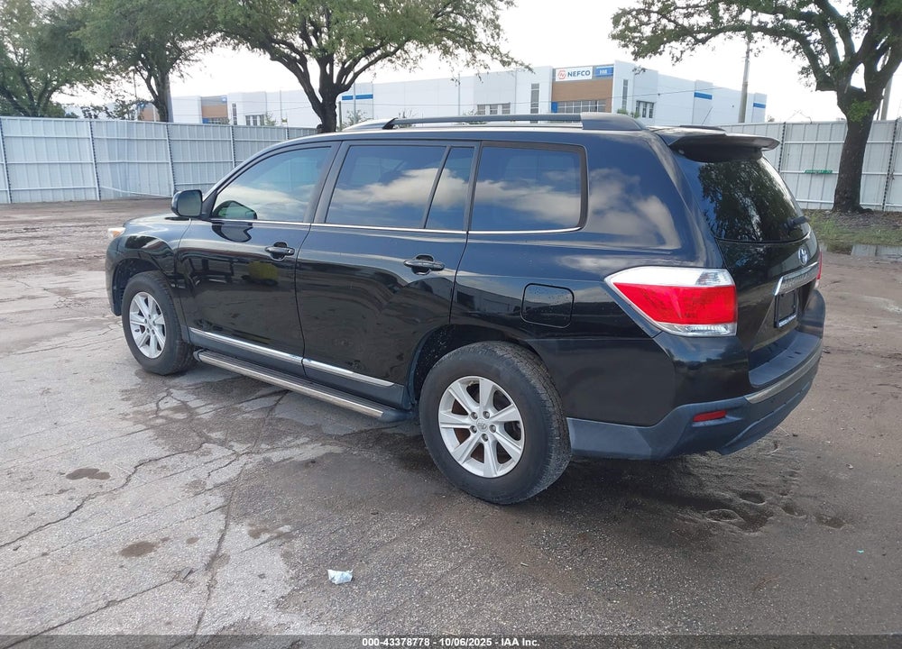 2013 TOYOTA HIGHLANDER VIN: 5TDZK3EH0DS109529