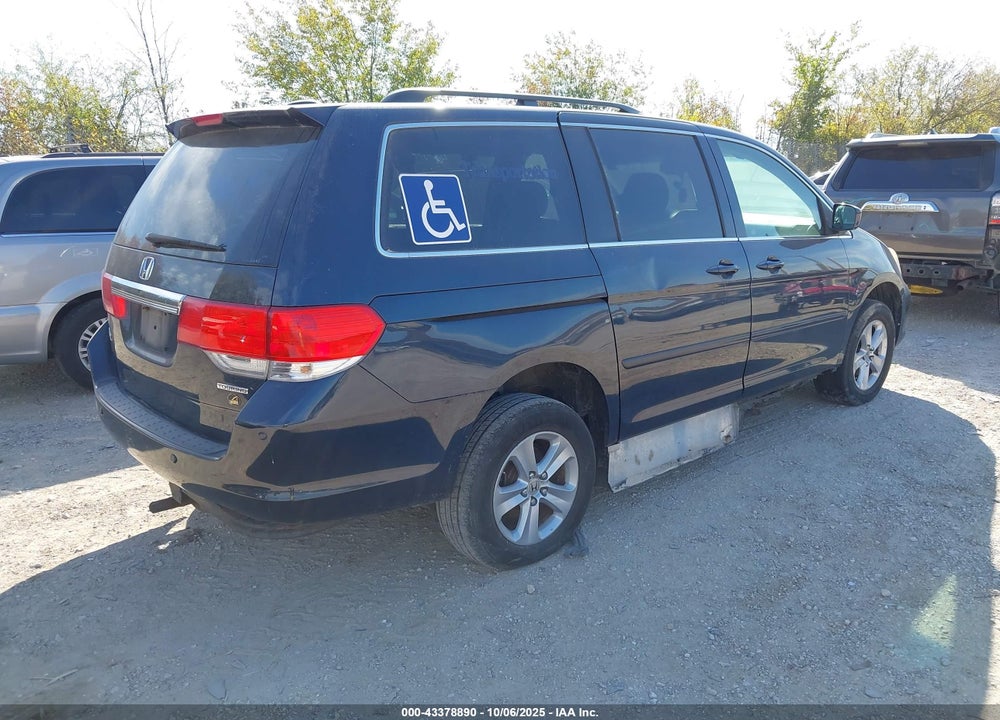 2010 HONDA ODYSSEY TOURING VIN: 5FNRL3H92AB018845
