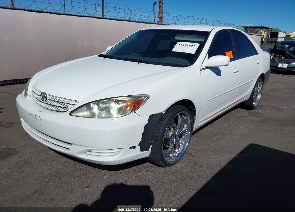 2002 TOYOTA CAMRY LE VIN: JTDBE32K420108876
