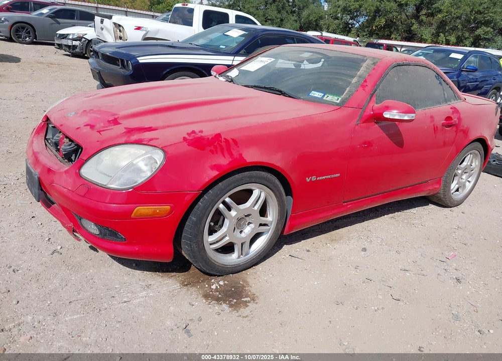 2002 MERCEDES-BENZ SLK 32 AMG VIN: WDBKK66F02F233876