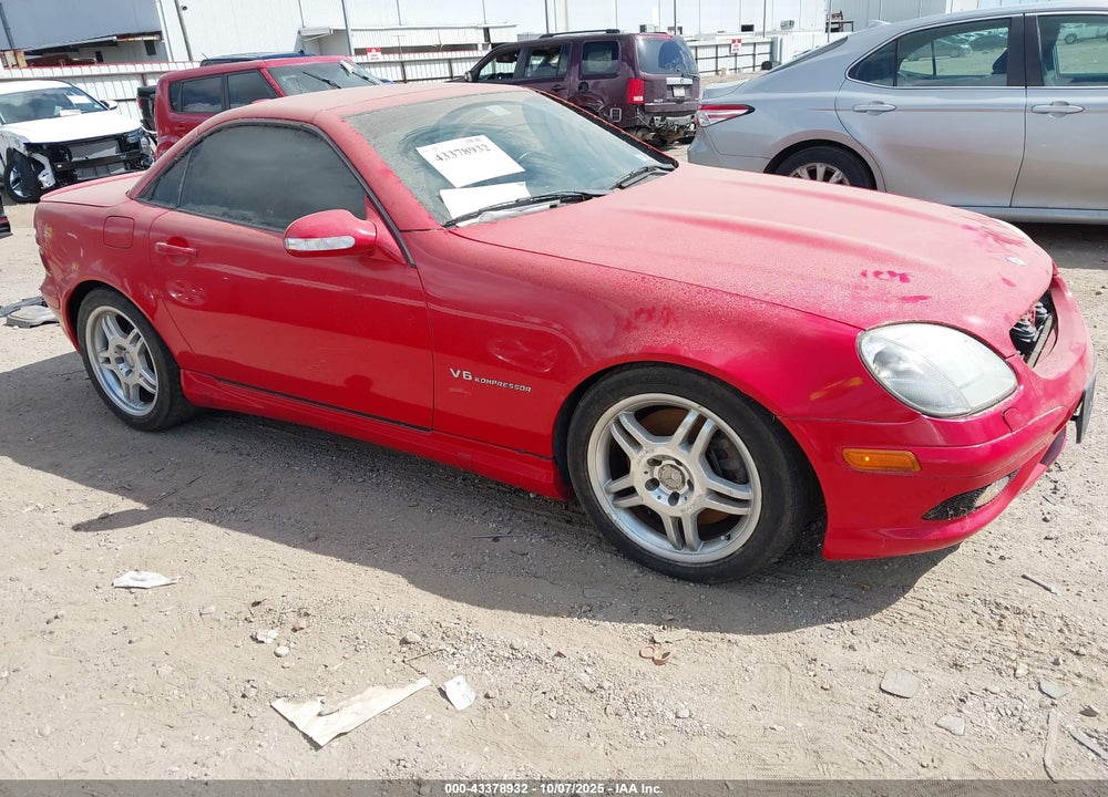 2002 MERCEDES-BENZ SLK 32 AMG VIN: WDBKK66F02F233876