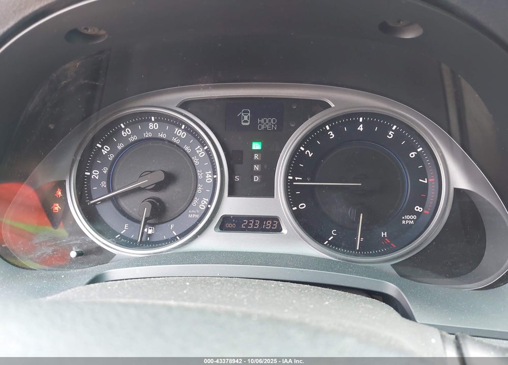 2009 LEXUS IS 250 VIN: JTHBK262X95100032