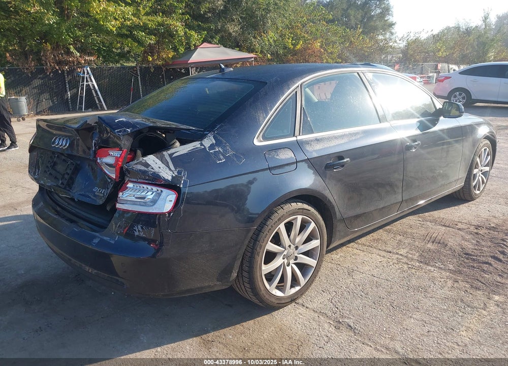 2013 AUDI A4 VIN: WAUFFAFL5DN029306