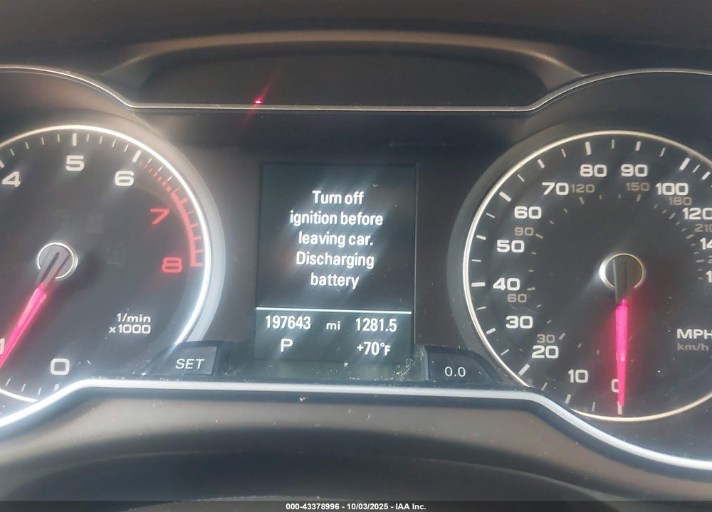 2013 AUDI A4 VIN: WAUFFAFL5DN029306