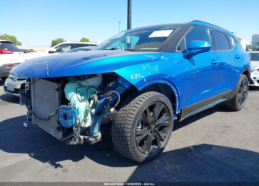 2021 CHEVROLET BLAZER FWD RS VIN: 3GNKBERS1MS530200