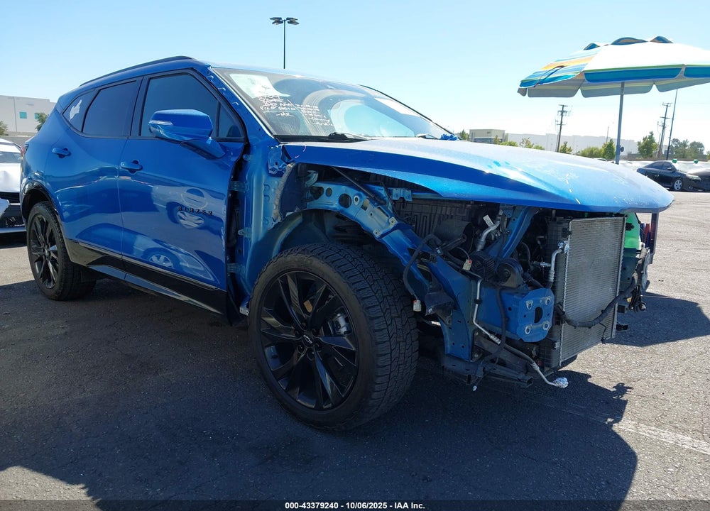 2021 CHEVROLET BLAZER FWD RS VIN: 3GNKBERS1MS530200