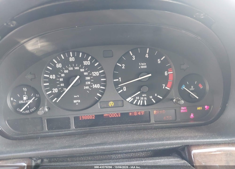 1997 BMW 740IL VIN: WBAGJ8329VDL44964