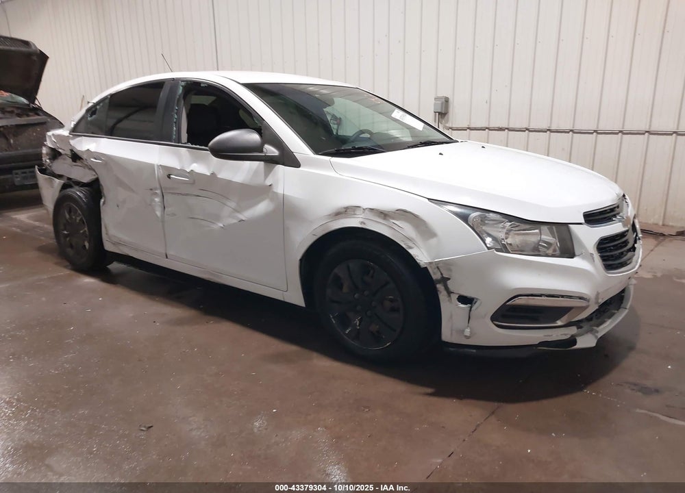 2015 CHEVROLET CRUZE LS MANUAL VIN: 1G1PB5SH3F7251483