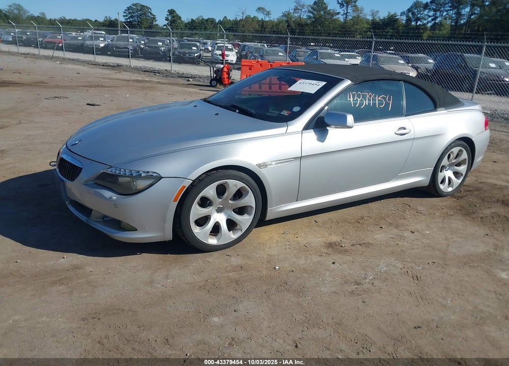 2008 BMW 6 SERIES VIN: WBAEB53548CX58015