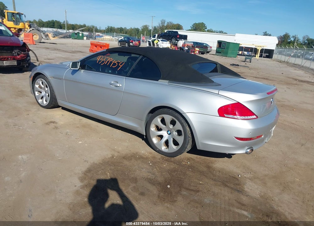 2008 BMW 6 SERIES VIN: WBAEB53548CX58015
