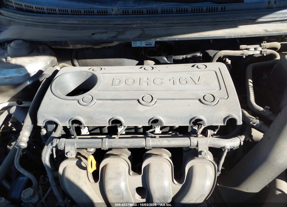 2010 KIA FORTE VIN: KNAFU4A23A5117725
