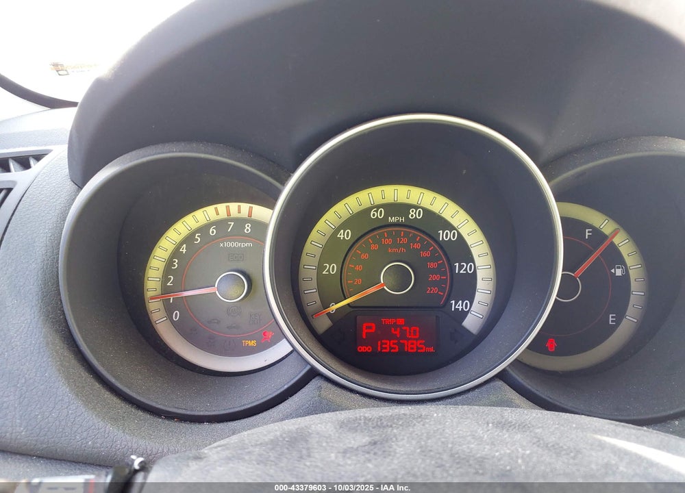 2010 KIA FORTE VIN: KNAFU4A23A5117725