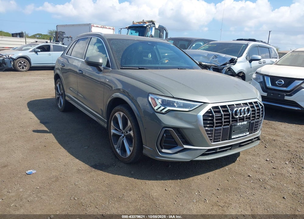 2021 AUDI Q3 PREMIUM PLUS 45 TFSI S LINE QUATTRO TIPTRONIC VIN: WA1EECF30M1100636