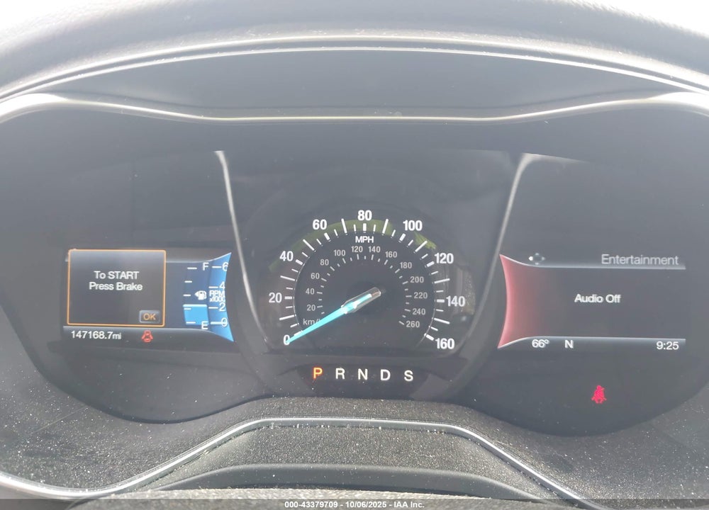 2016 FORD FUSION VIN: 3FA6P0K95GR243367