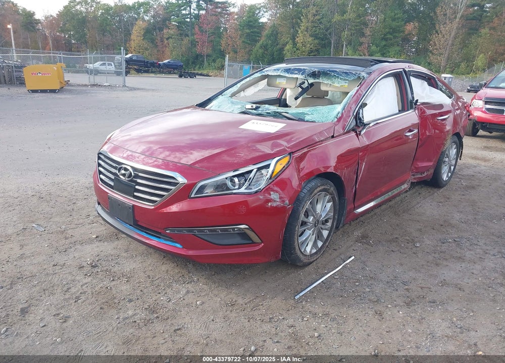 2015 HYUNDAI SONATA LIMITED VIN: 5NPE34AF0FH087627