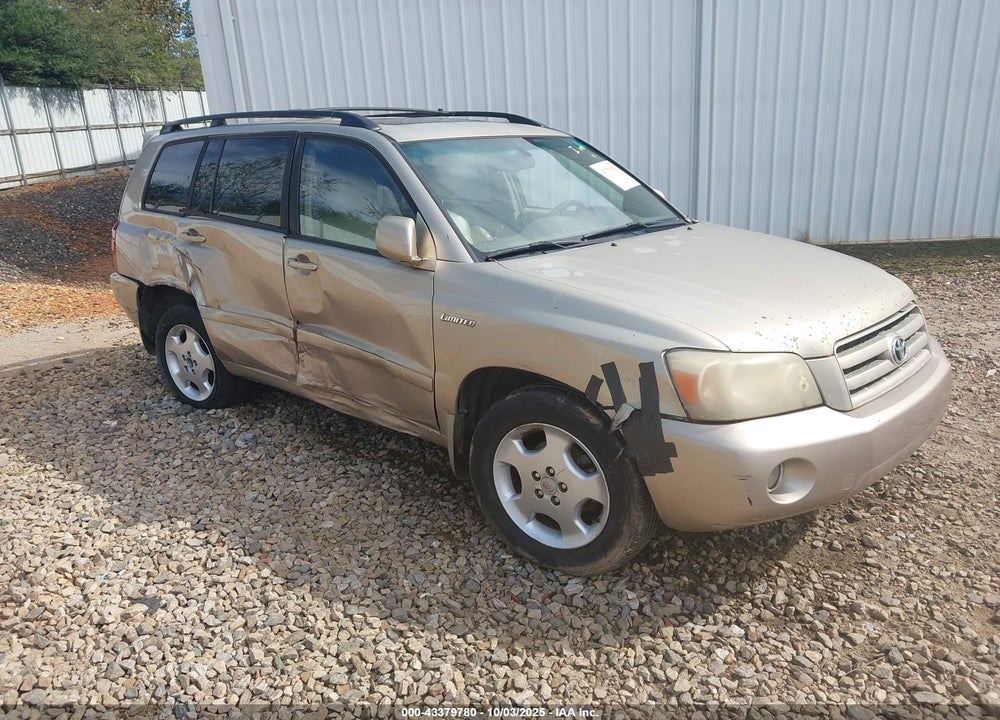 2004 TOYOTA HIGHLANDER LIMITED V6 VIN: JTEDP21A340018316