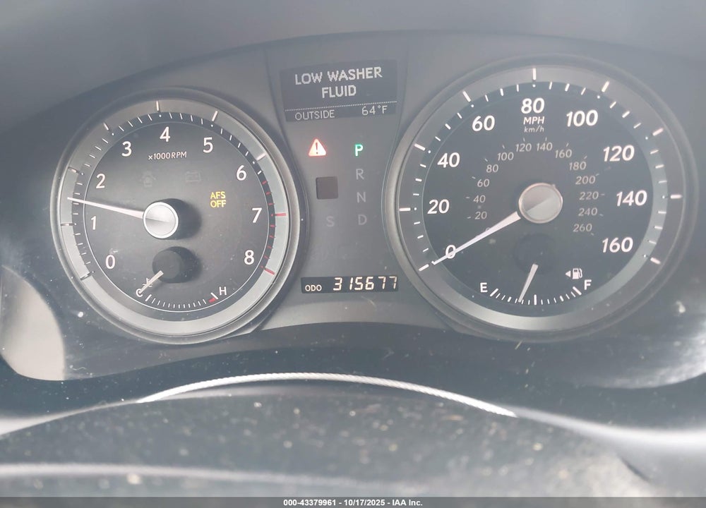 2007 LEXUS ES 350 VIN: JTHBJ46G772078306