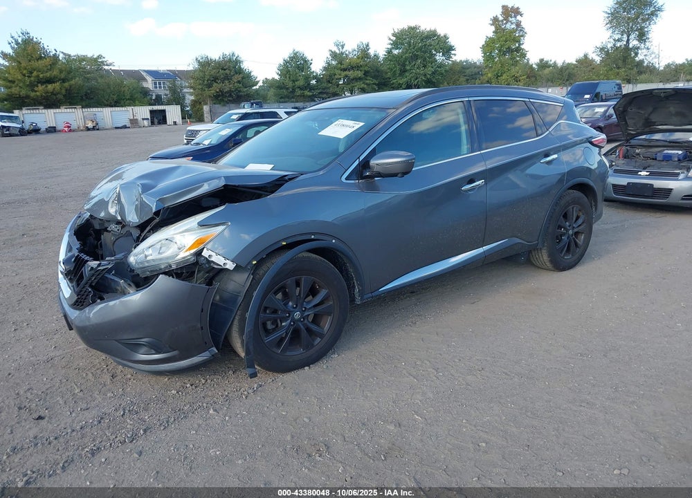 2017 NISSAN MURANO SV VIN: 5N1AZ2MH5HN186103