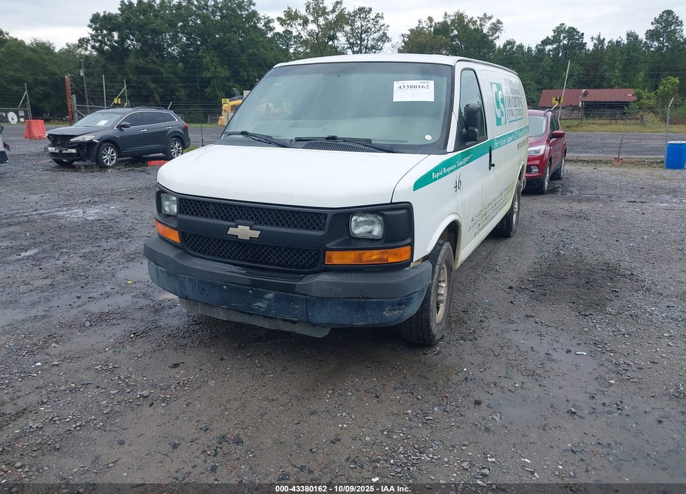 2014 CHEVROLET EXPRESS 2500 WORK VAN VIN: 1GCWGFBA6E1210408