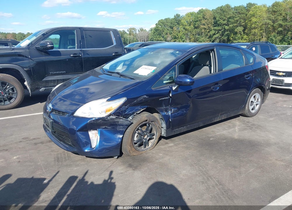 2012 TOYOTA PRIUS VIN: JTDKN3DU1C1536429