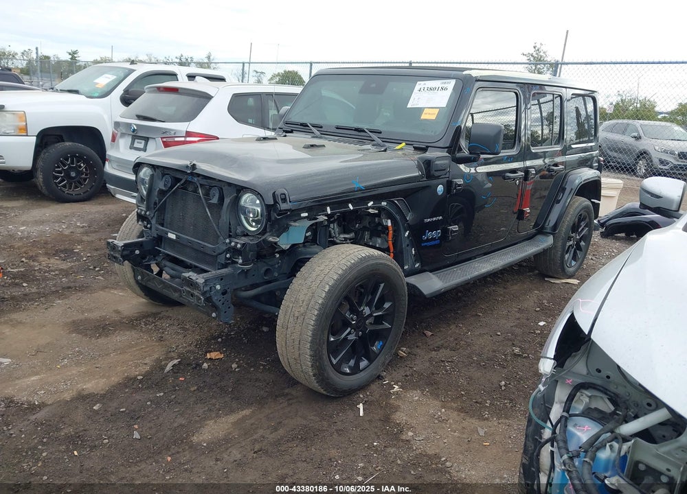 2022 JEEP WRANGLER 4XE UNLIMITED SAHARA 4X4 VIN: 1C4JJXP62NW233306