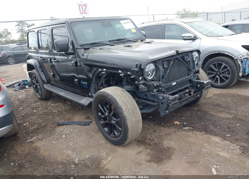 2022 JEEP WRANGLER 4XE UNLIMITED SAHARA 4X4 VIN: 1C4JJXP62NW233306