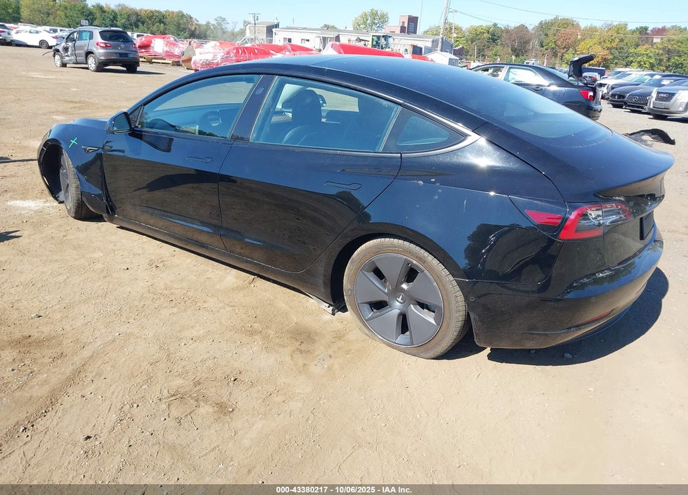 2022 TESLA MODEL 3 LONG RANGE DUAL MOTOR ALL-WHEEL DRIVE VIN: 5YJ3E1EB3NF123752
