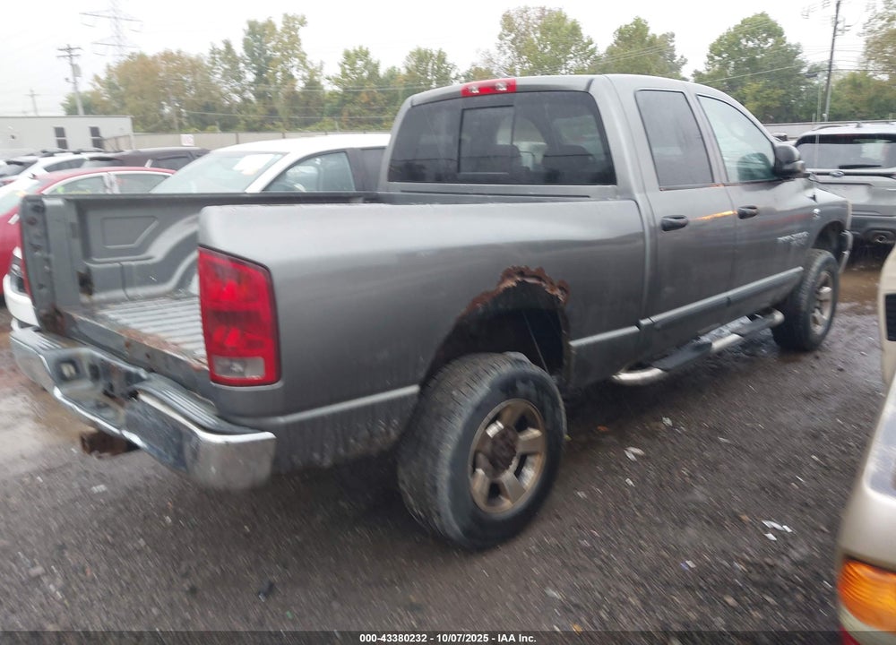 2006 DODGE RAM 2500 SLT/TRX4 OFF ROAD/SPORT/POWER WAGON VIN: 3D7KS28C56G230981