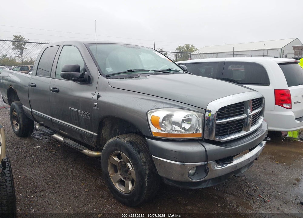 2006 DODGE RAM 2500 SLT/TRX4 OFF ROAD/SPORT/POWER WAGON VIN: 3D7KS28C56G230981