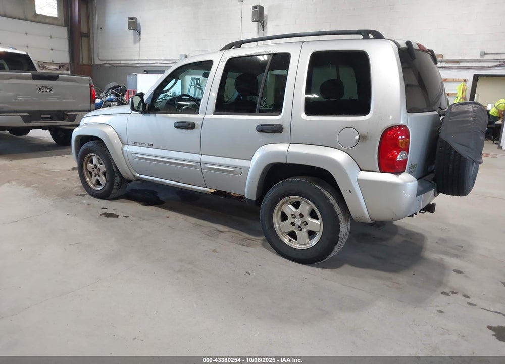 2003 JEEP LIBERTY LIMITED EDITION VIN: 1J4GL58K63W582822