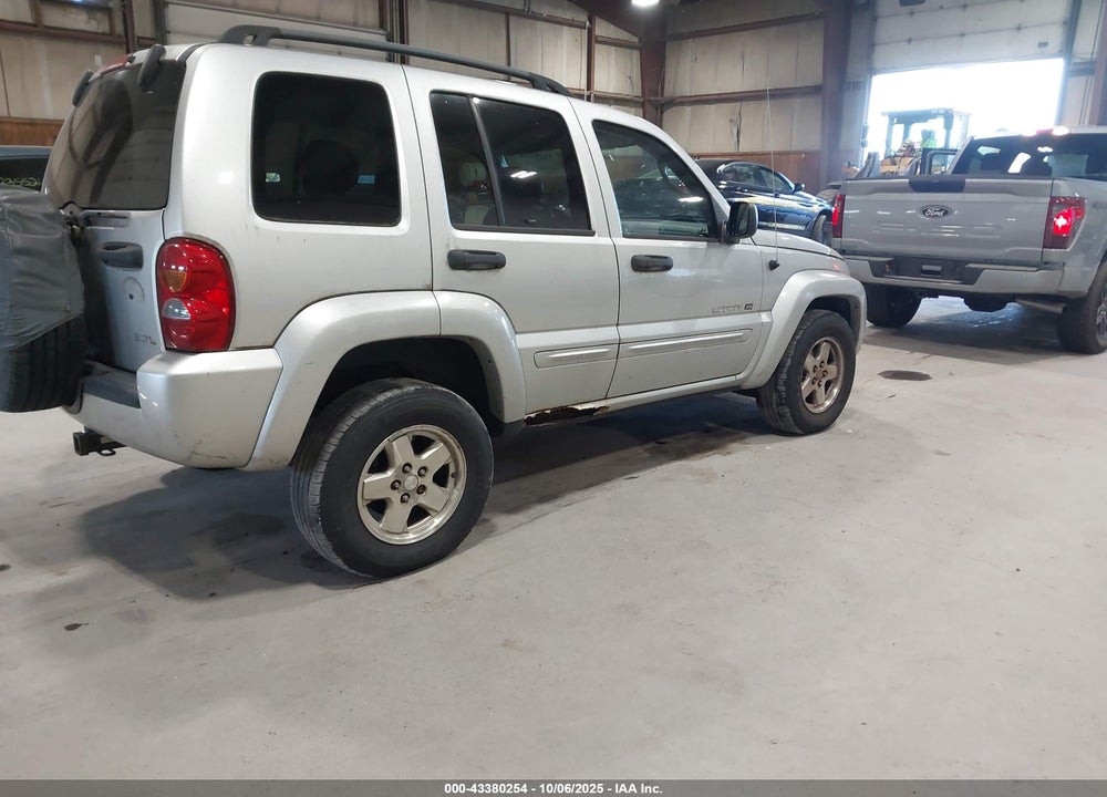 2003 JEEP LIBERTY LIMITED EDITION VIN: 1J4GL58K63W582822