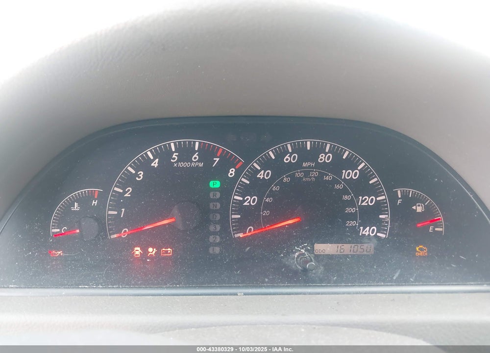 2005 TOYOTA CAMRY LE VIN: 4T1BE30K25U388549