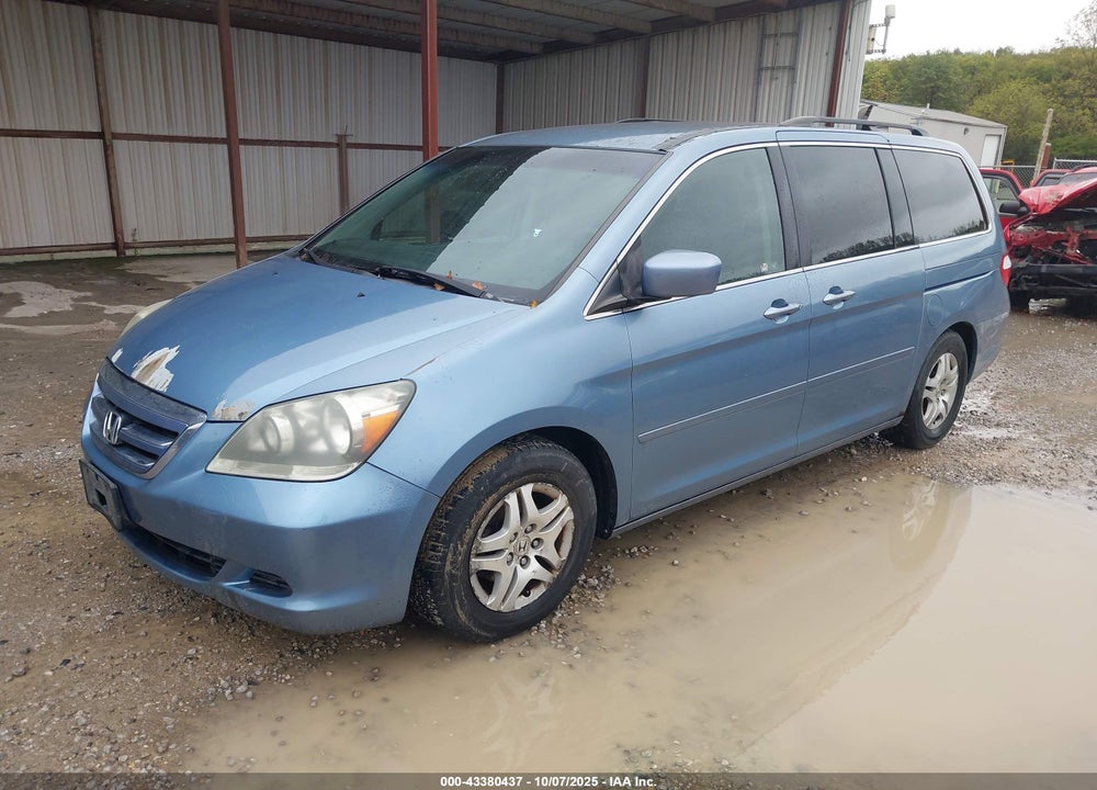 2007 HONDA ODYSSEY EX VIN: 5FNRL38417B124720