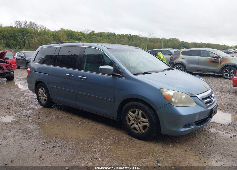 2007 HONDA ODYSSEY EX VIN: 5FNRL38417B124720