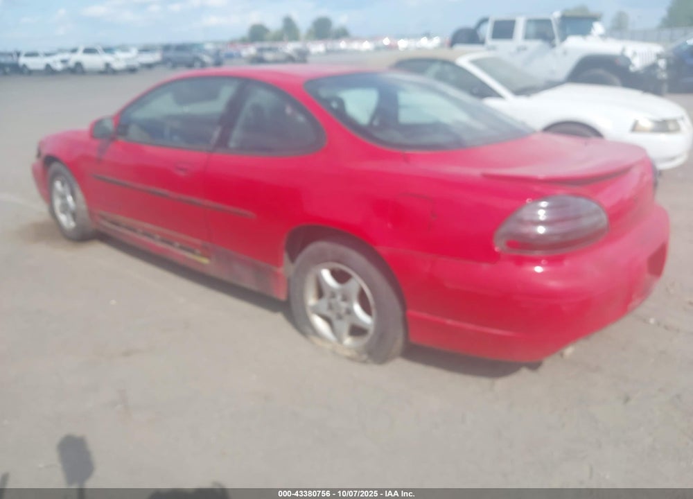 1998 PONTIAC GRAND PRIX GT VIN: 1G2WP12K8WF277631