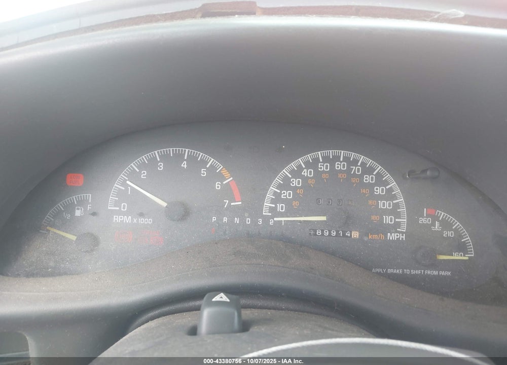 1998 PONTIAC GRAND PRIX GT VIN: 1G2WP12K8WF277631