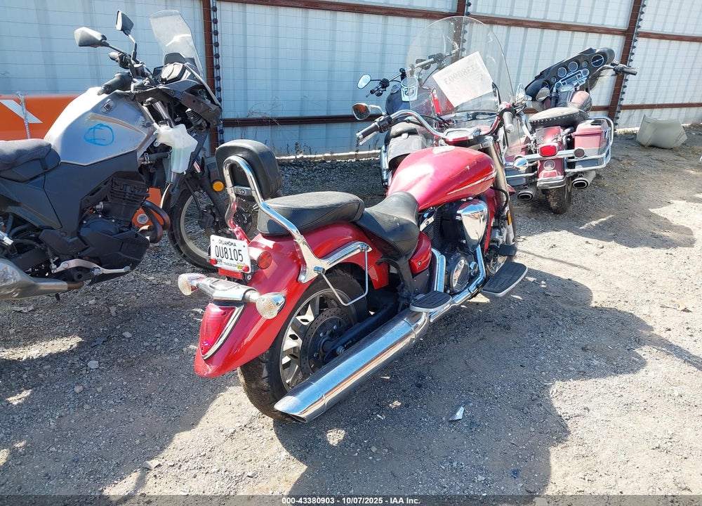2007 YAMAHA XVS1300 CT VIN: JYAVP25E37A005436