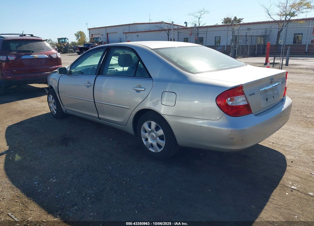 2004 TOYOTA CAMRY LE VIN: 4T1BE30K74U861439