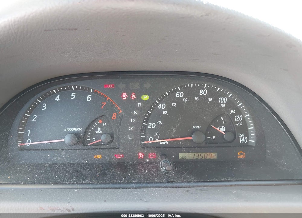 2004 TOYOTA CAMRY LE VIN: 4T1BE30K74U861439