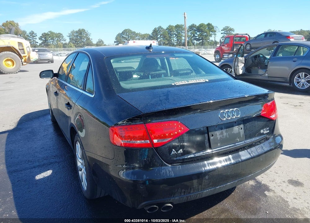 2010 AUDI A4 VIN: WAUFFAFL1AN024485