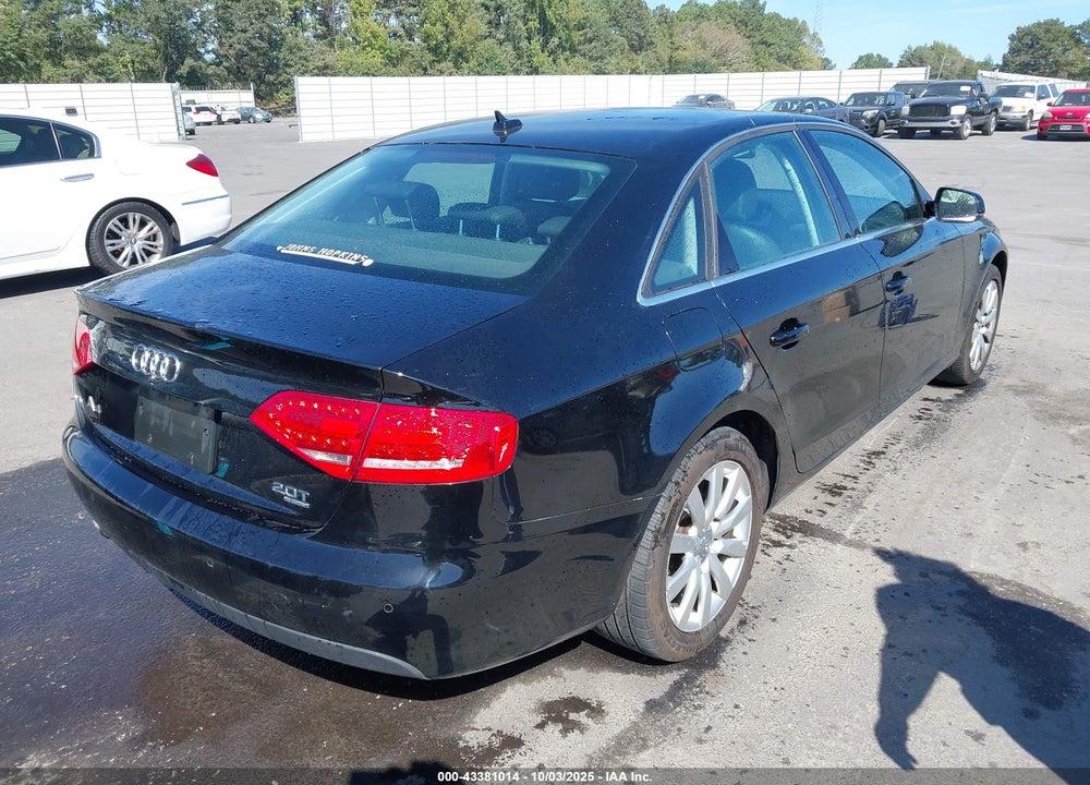 2010 AUDI A4 VIN: WAUFFAFL1AN024485