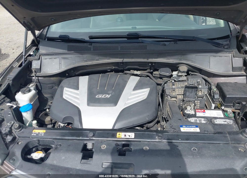 2013 HYUNDAI SANTA FE GLS VIN: KM8SN4HF2DU026698