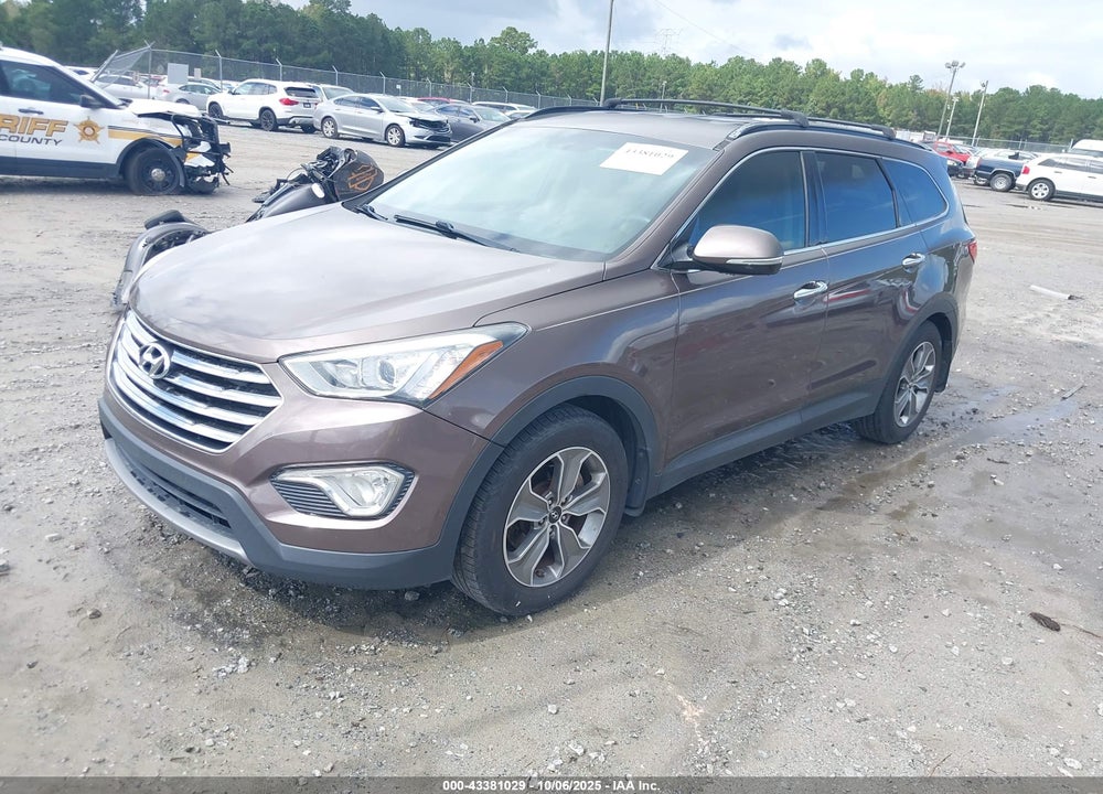2013 HYUNDAI SANTA FE GLS VIN: KM8SN4HF2DU026698