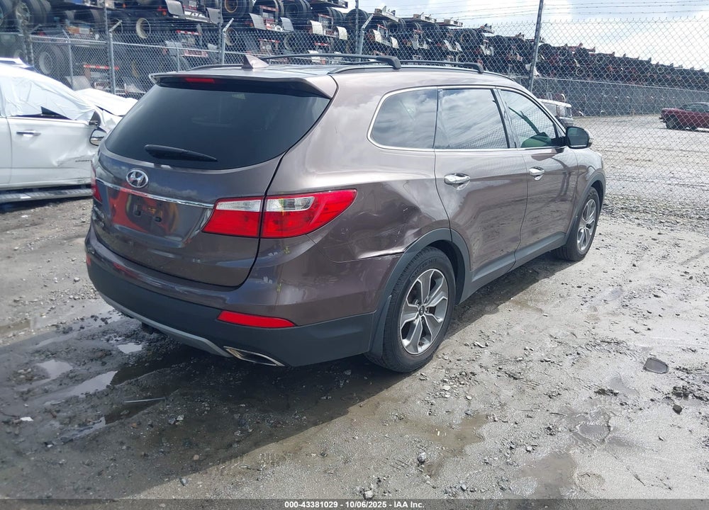 2013 HYUNDAI SANTA FE GLS VIN: KM8SN4HF2DU026698