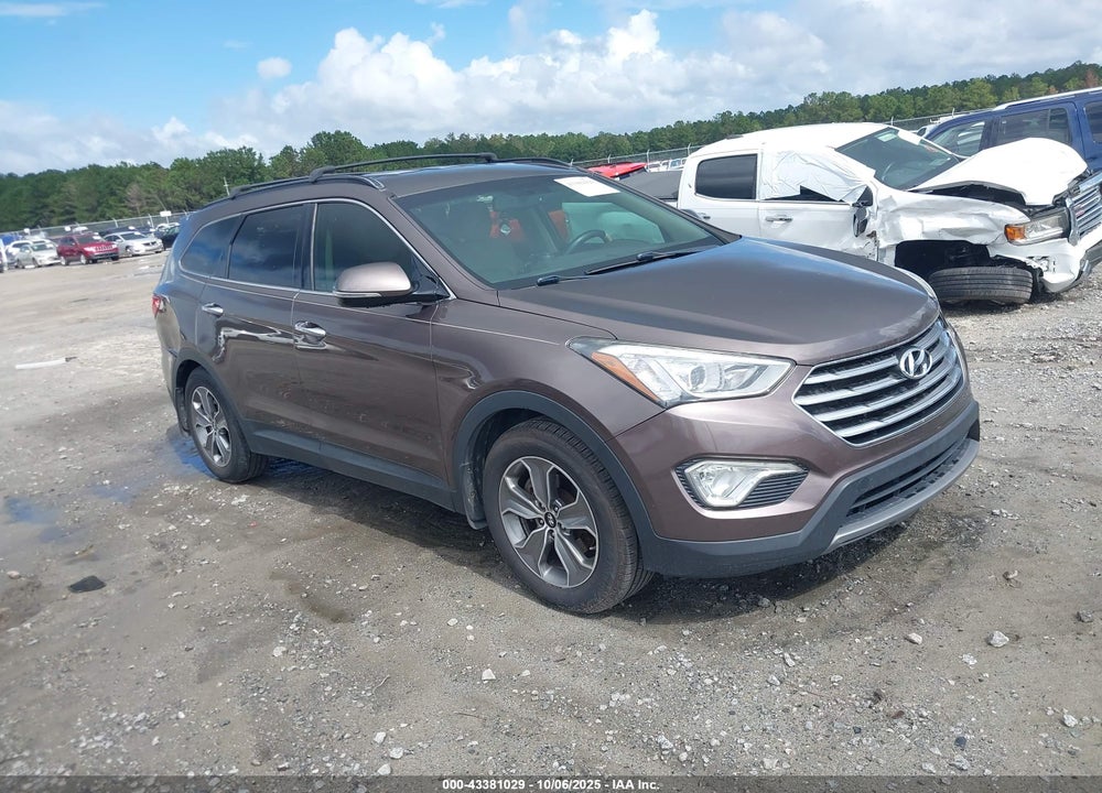 2013 HYUNDAI SANTA FE GLS VIN: KM8SN4HF2DU026698
