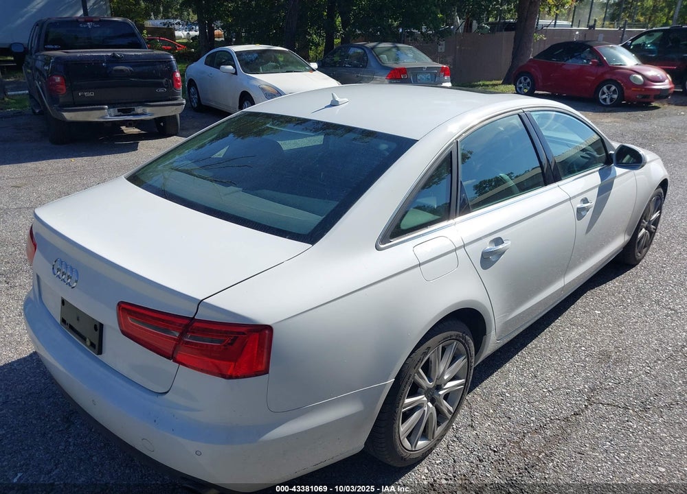 2014 AUDI A6 VIN: WAUGFAFC9EN050102