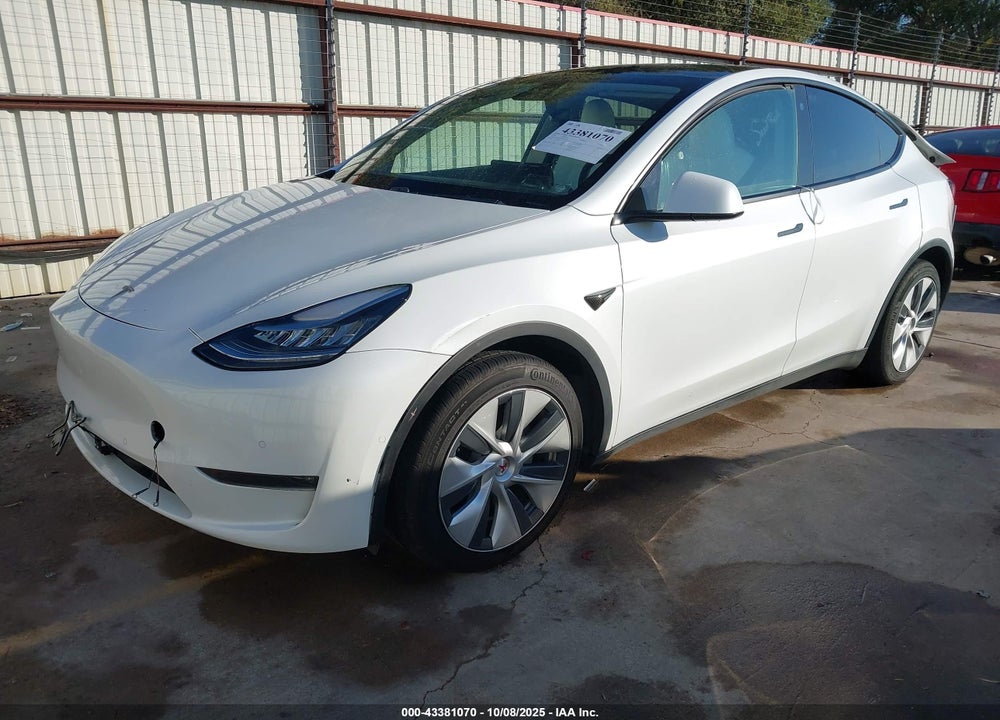 2021 TESLA MODEL Y VIN: 5YJYGDEE0MF076108