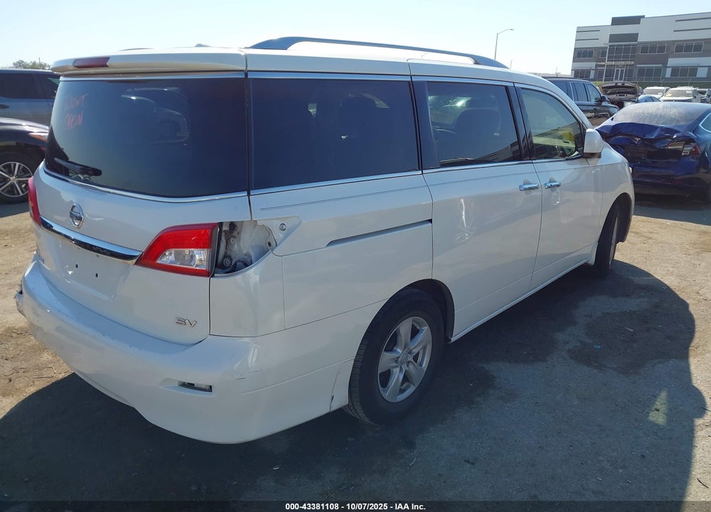 2013 NISSAN QUEST SV VIN: JN8AE2KPXD9070543