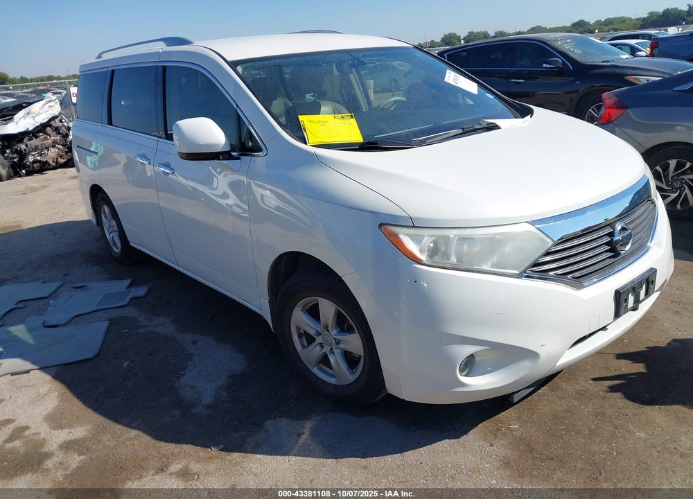 2013 NISSAN QUEST SV VIN: JN8AE2KPXD9070543
