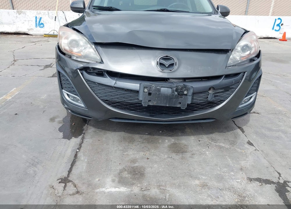 2011 MAZDA 3 VIN: JM1BL1K68B1413336